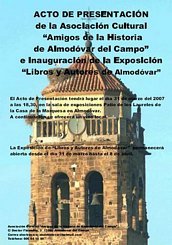 Portada de uno de los carteles confeccionados para la Presentación de la Asociación en Marzo de 2007 Portada de uno de los carteles confeccionados para la Presentación de la Asociación en Marzo de 2007