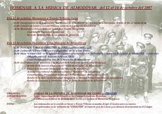 Portada de uno de los carteles confeccionados para el Homenaje a la Música de Almodóvar del Campo 2007 Portada de uno de los carteles confeccionados para el Homenaje a la Música de Almodóvar del Campo 2007