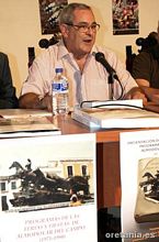 Un momento de la intervención del ex novillero Un momento de la intervención del ex novillero