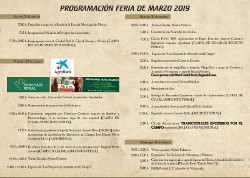 Programación XII edición Feria La Cuerda 2019, del 28 al 31 de marzo